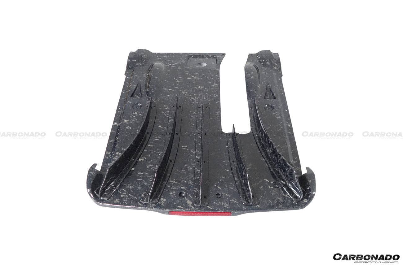 Carbonado 2012-2023 Nissan GTR R35 DBA & EBA NISMO Style Carbon Fiber Rear Diffuser With Canards & Break Light