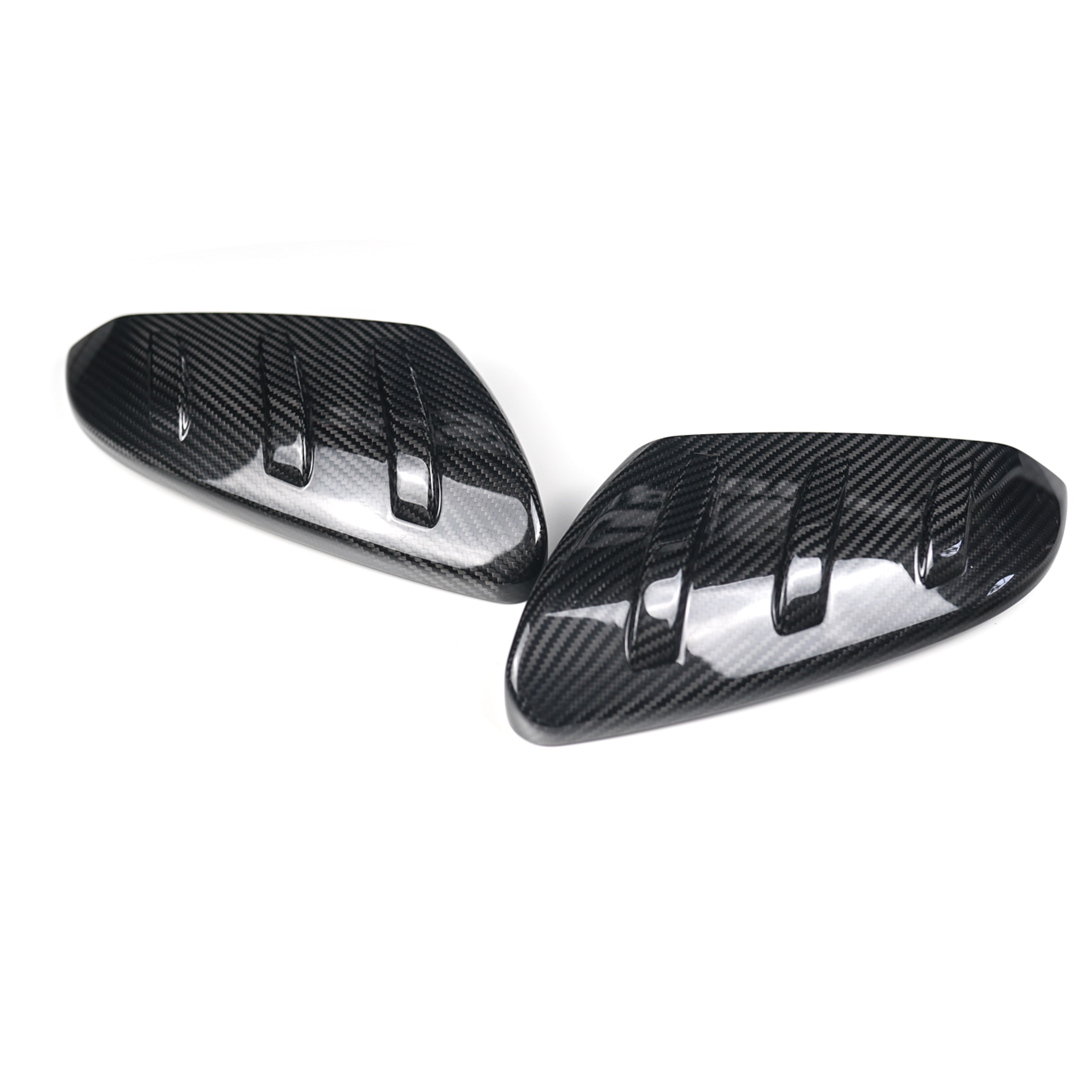 JDMuscle [17-21 FK8 Type R] Tanso Carbon Fiber MU Style Side Mirror Covers