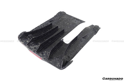 Carbonado 2012-2023 Nissan GTR R35 DBA & EBA NISMO Style Carbon Fiber Rear Diffuser With Canards & Break Light