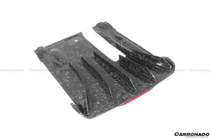 Carbonado 2012-2023 Nissan GTR R35 DBA & EBA NISMO Style Carbon Fiber Rear Diffuser With Canards & Break Light