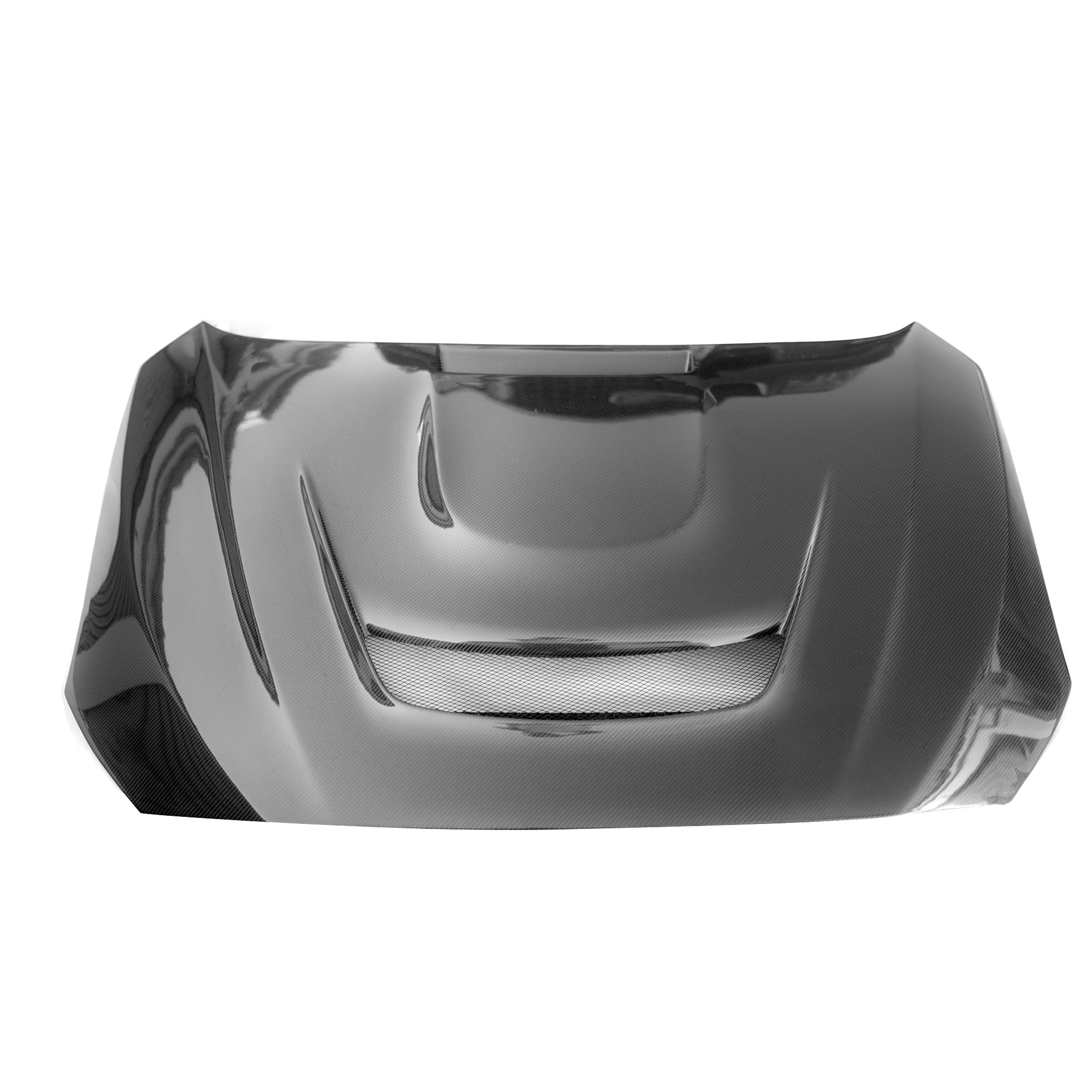 JDMuscle 15-21 WRX/STI w/ FMIC Tanso Carbon Fiber Hood V3 Scoopless
