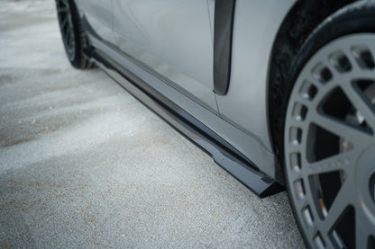 Carbonado 2021-UP Mercedes Benz S Class W223 Sedan MSY Style Side Skirts (Long Model)