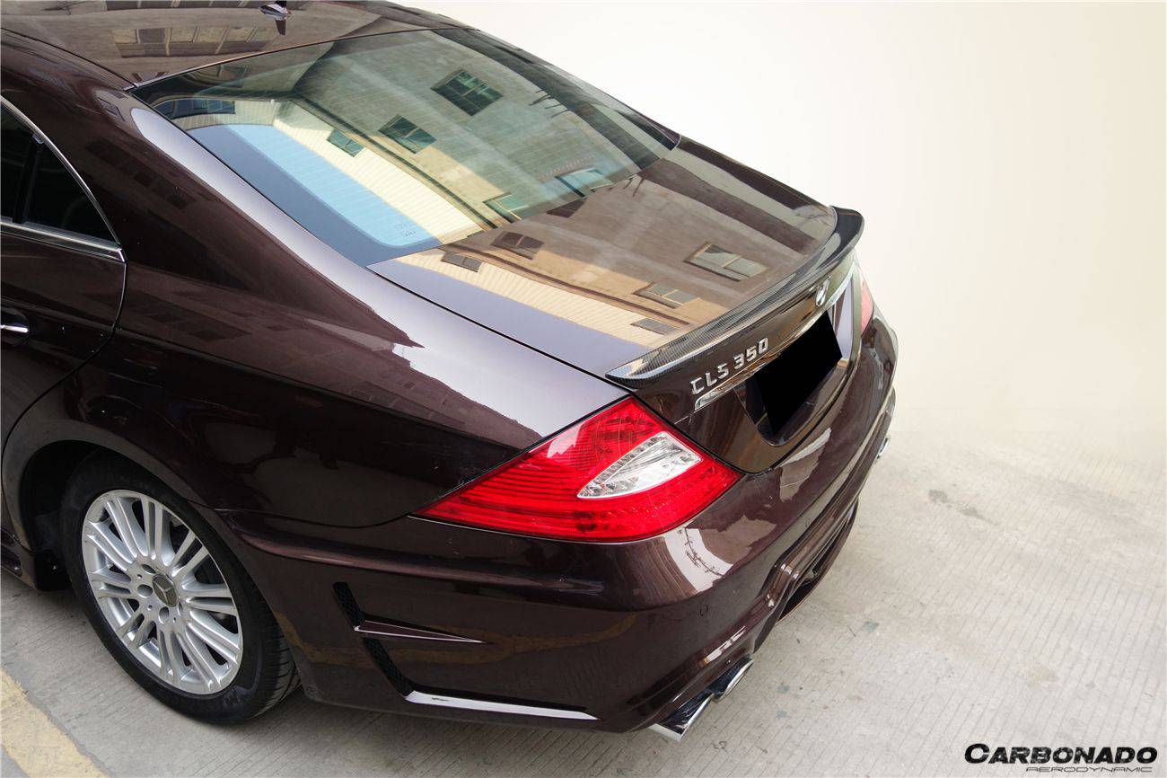 Carbonado WD Style Rear Bumper with Exhaust Tips | 2005-2009 Mercedes Benz W219 Cls Class