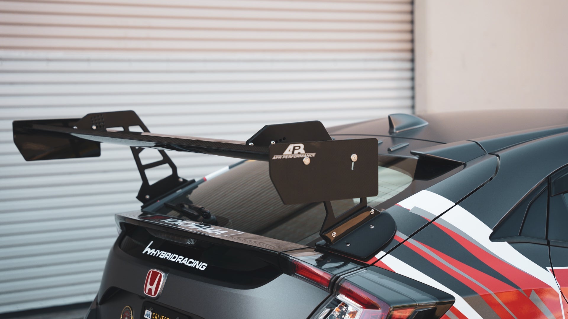 APR GT-250 Carbon Fiber Swan Neck Wing (2017-2021 Honda FK8 Civic Type R)