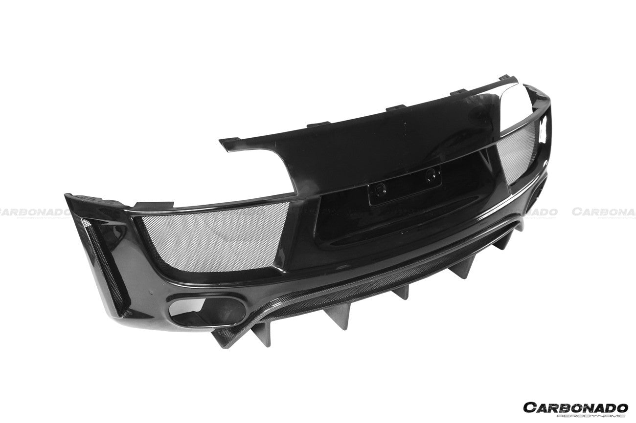 Carbonado 2006-2015 Audi R8 V8 V10 Coupe Spyder DPGT Style Rear Bumper With Exhaust Tips