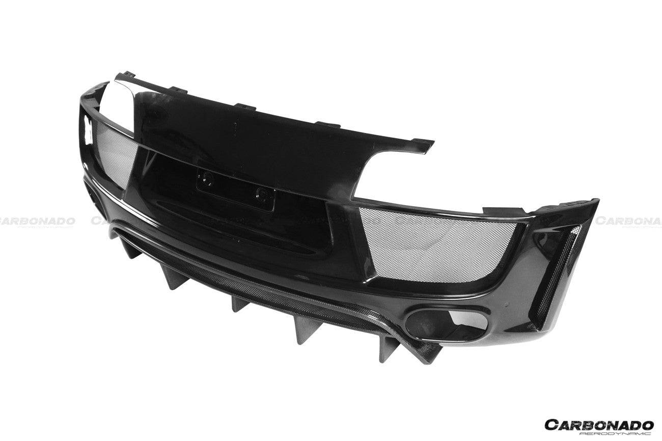 Carbonado 2006-2015 Audi R8 V8 V10 Coupe Spyder DPGT Style Rear Bumper With Exhaust Tips