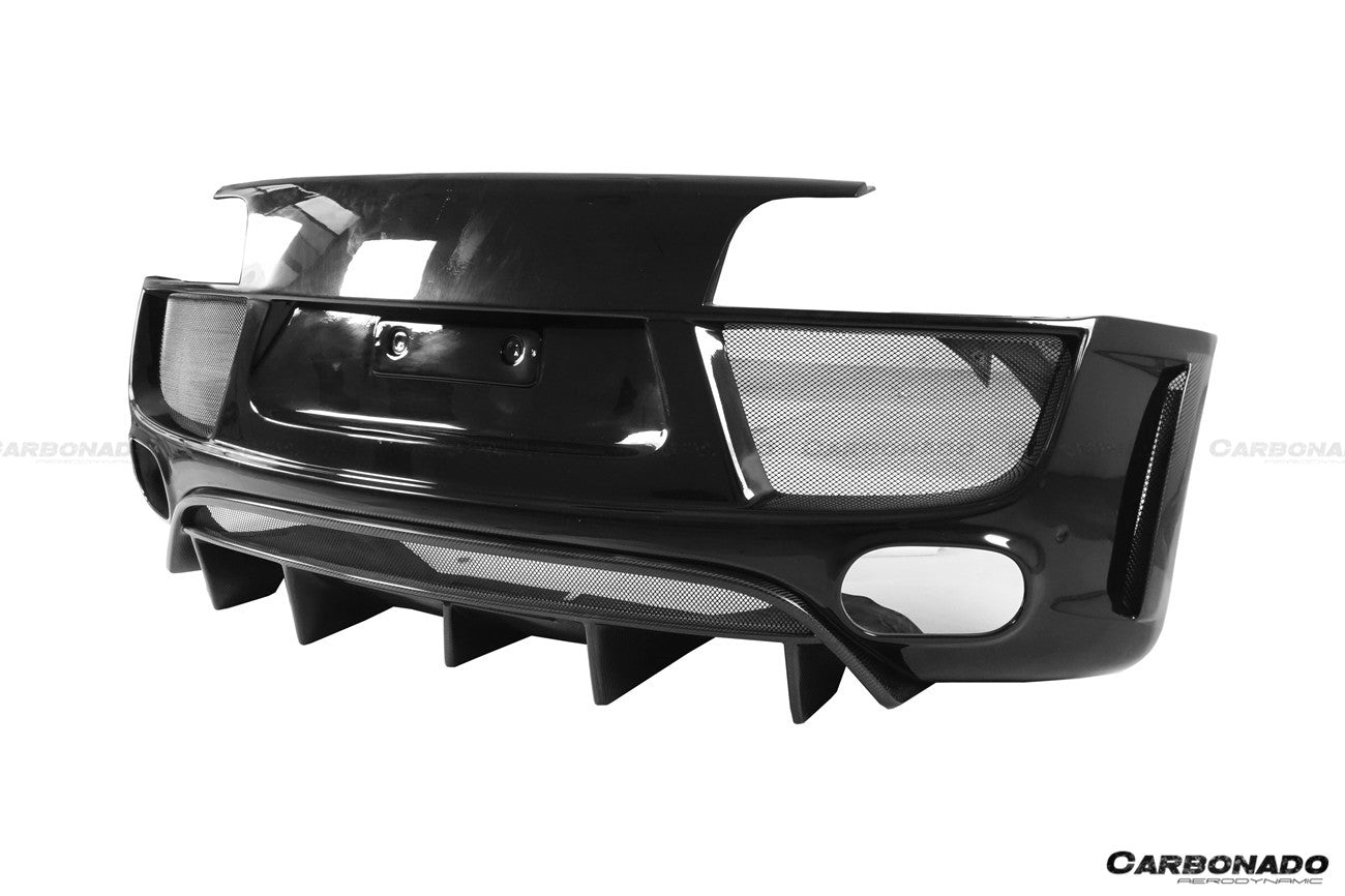 Carbonado 2006-2015 Audi R8 V8 V10 Coupe Spyder DPGT Style Rear Bumper With Exhaust Tips