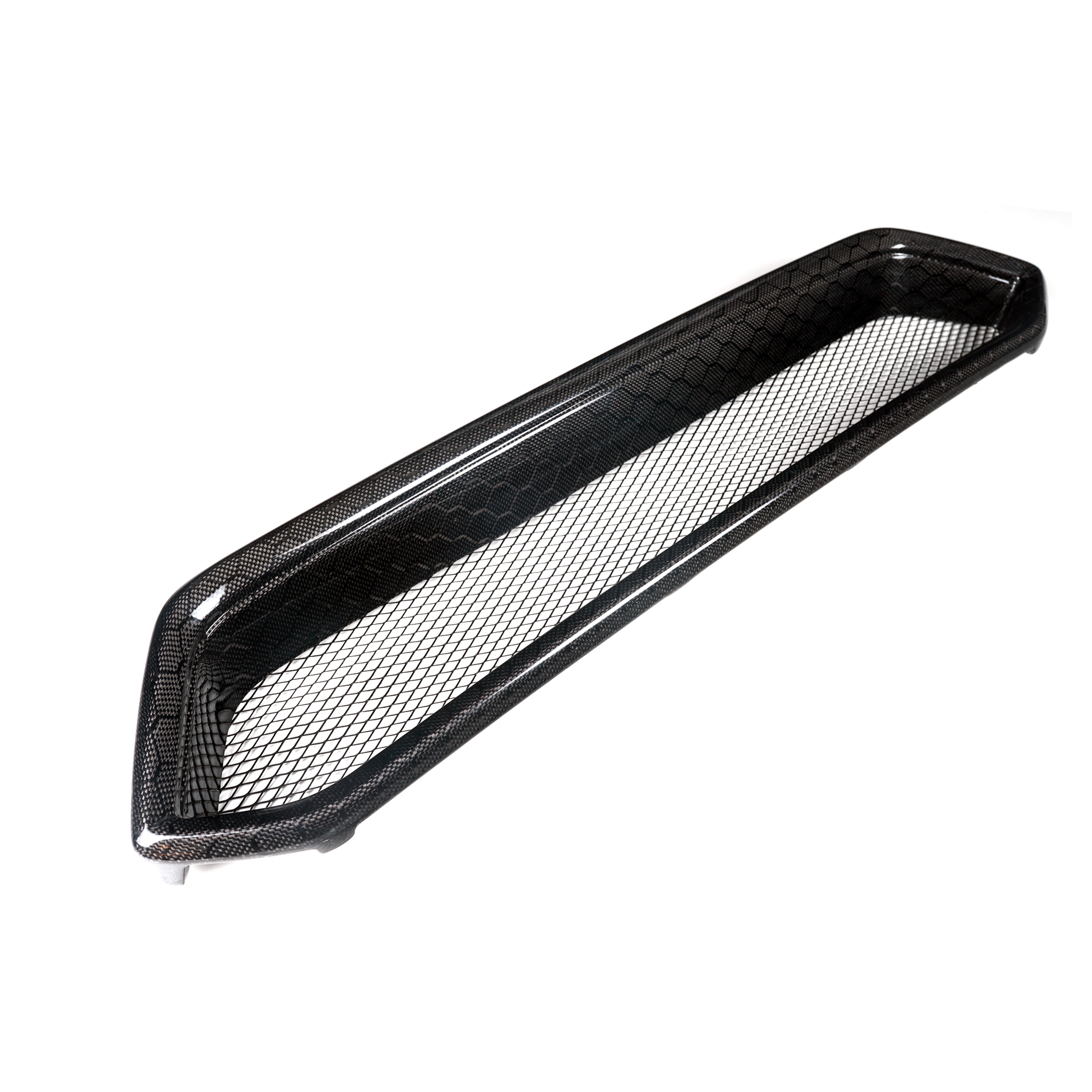 Parrilla de fibra de carbono JDMuscle [WRX/STI 18-21] V2 | Sarga/Panal de abeja