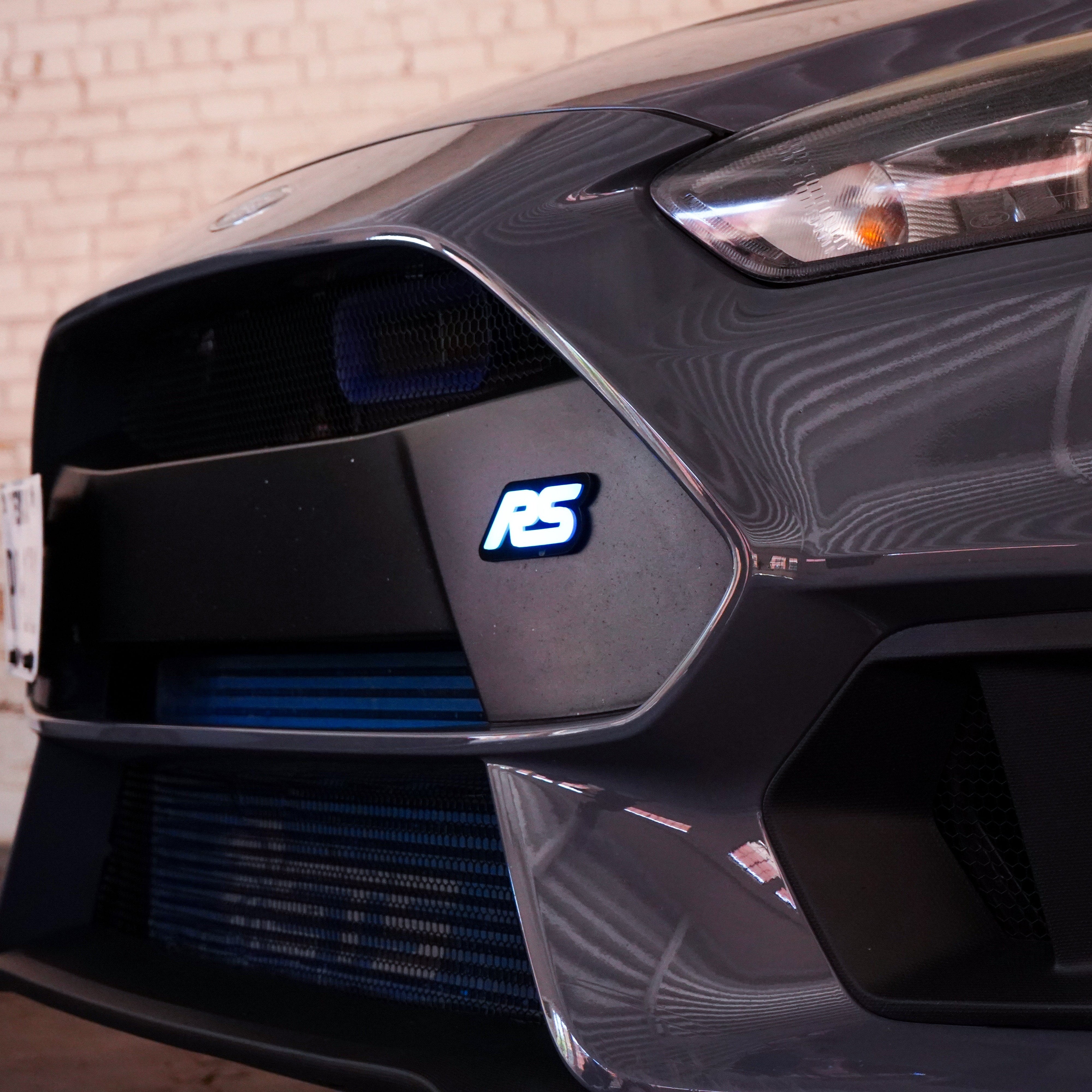 Lit Logos RS Grill Badge | 2015-2018 Focus RS