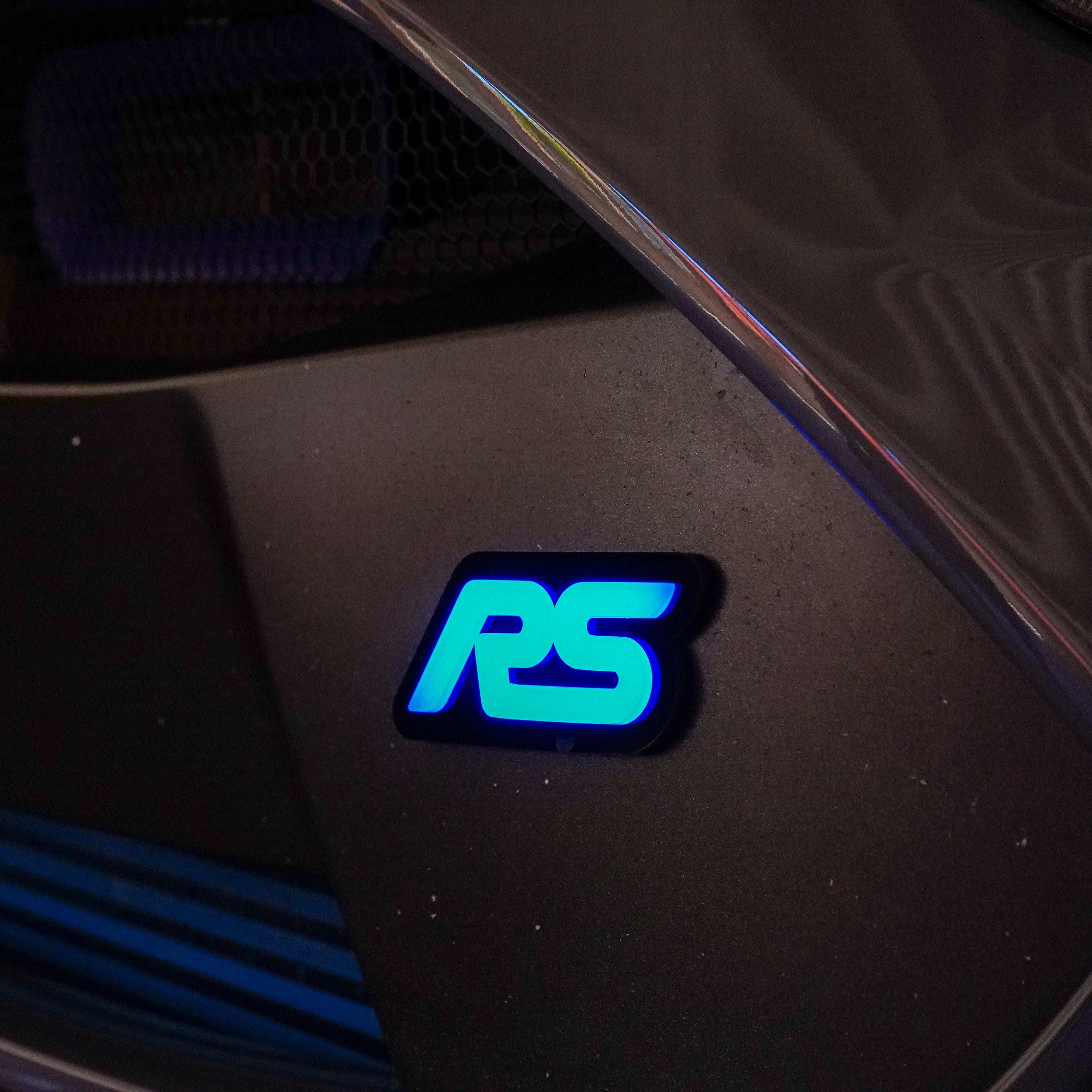 Lit Logos RS Grill Badge | 2015-2018 Focus RS
