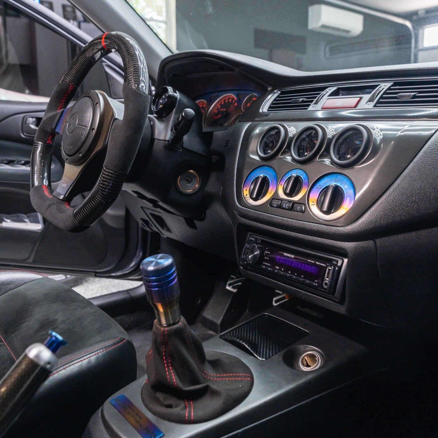 JDC Titanium HVAC Heater Control Overlays (Evo 8/9)