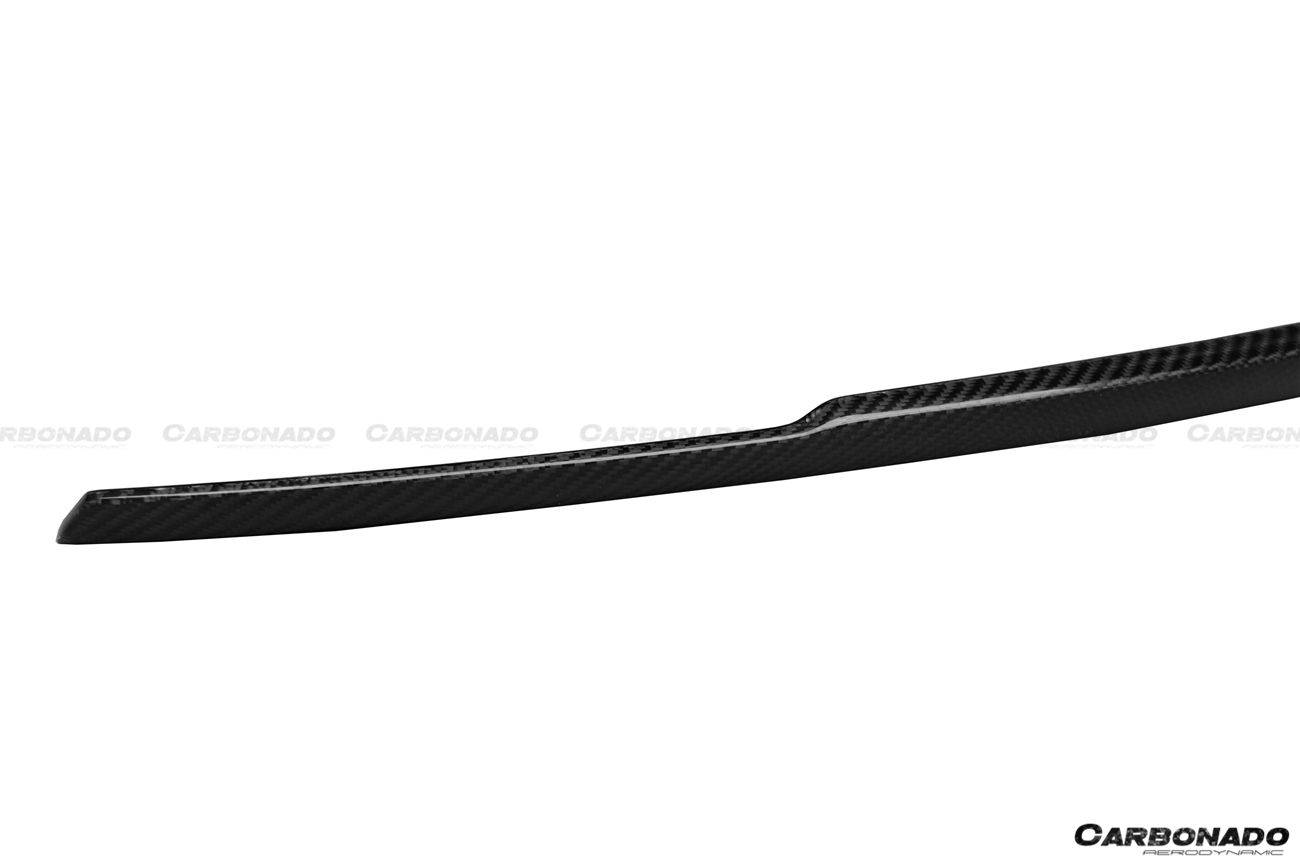 Carbonado 2014-2021 Mercedes Benz C217 S Class S63  S65 AMG Coupe OE Style Carbon Fiber Trunk Trim