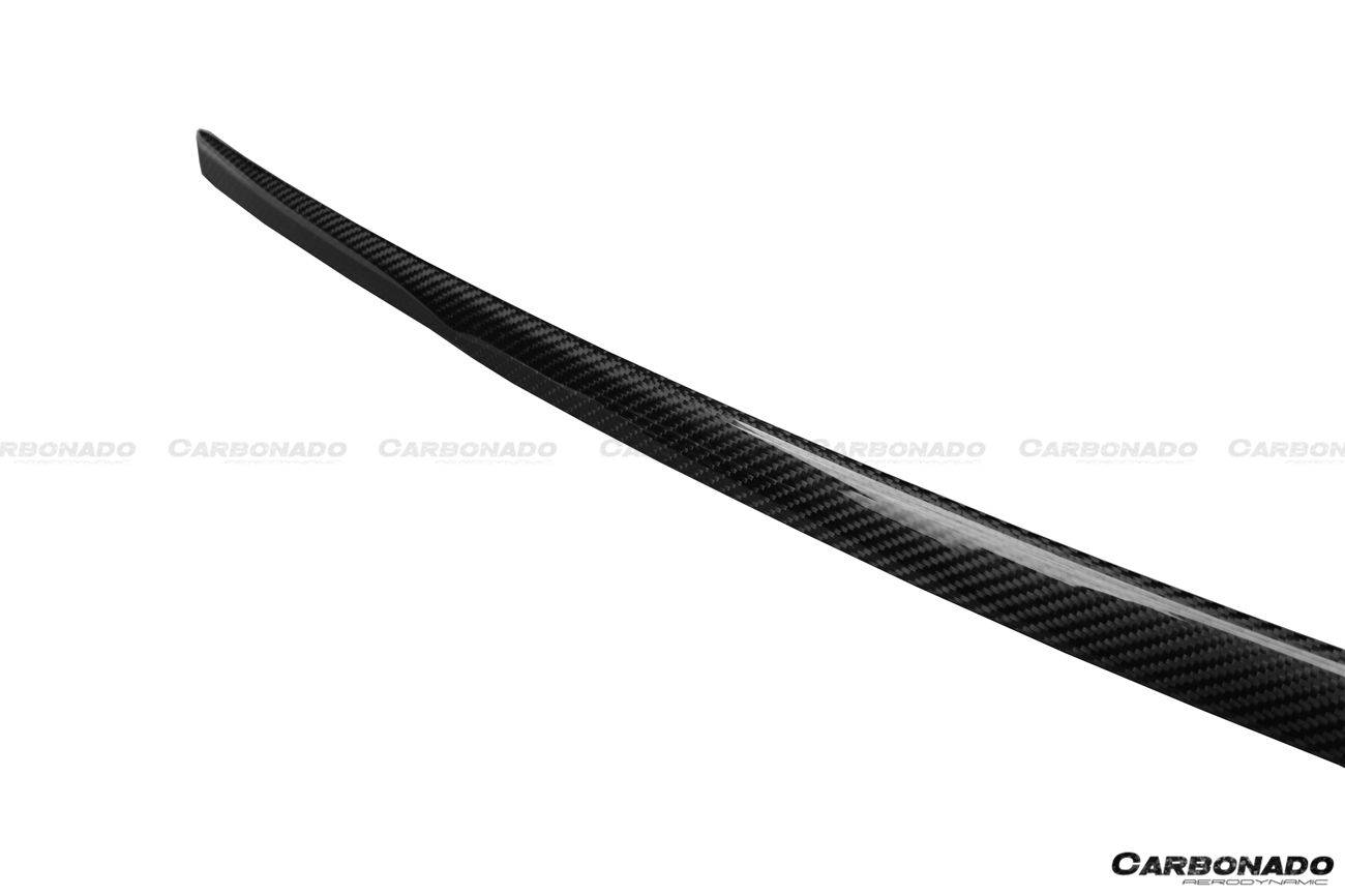 Carbonado 2014-2021 Mercedes Benz C217 S Class S63  S65 AMG Coupe OE Style Carbon Fiber Trunk Trim