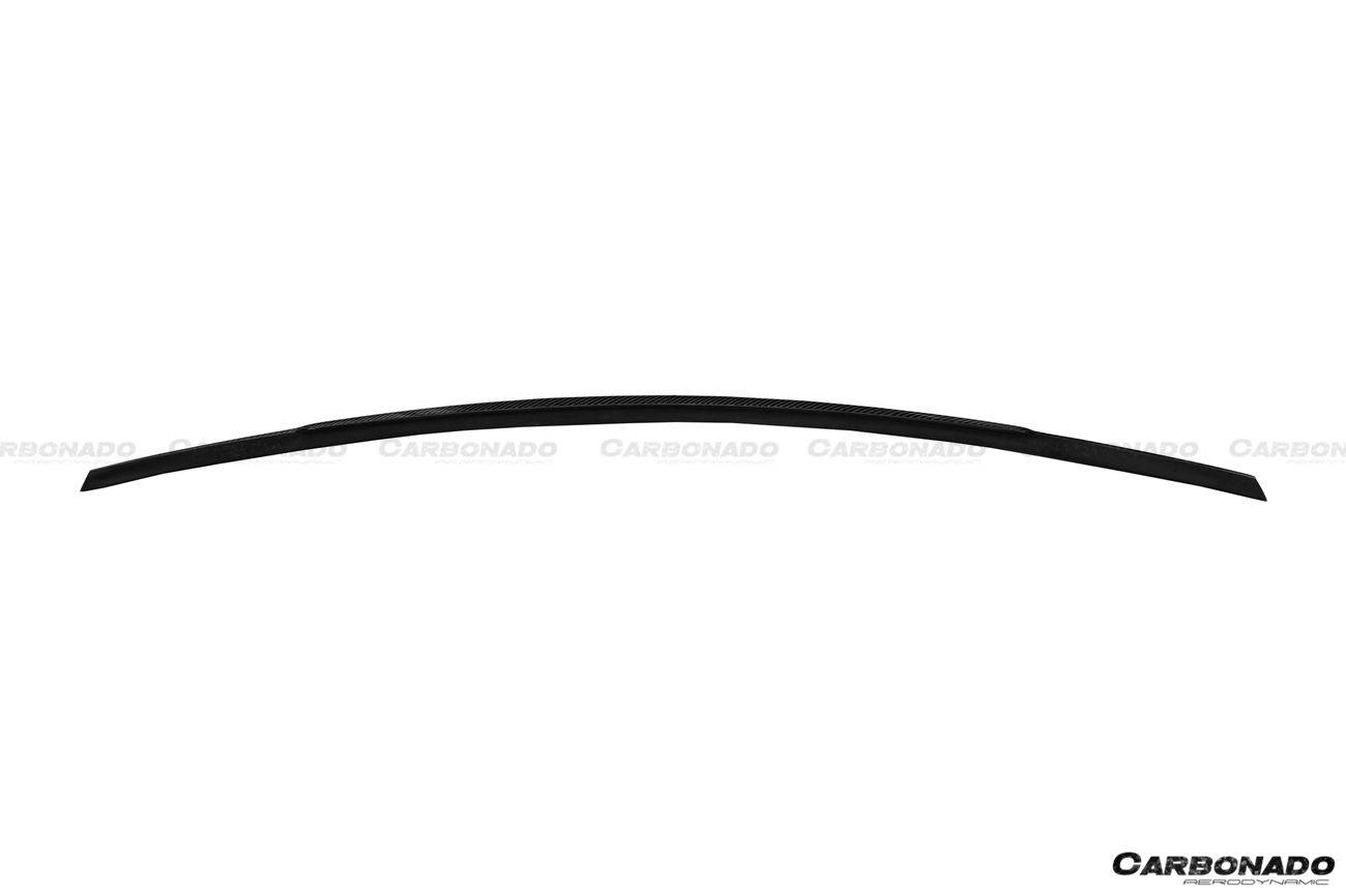 Carbonado 2014-2021 Mercedes Benz C217 S Class S63  S65 AMG Coupe OE Style Carbon Fiber Trunk Trim