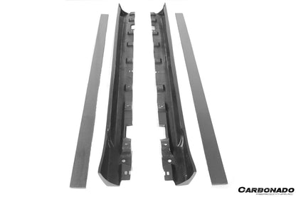 Carbonado 2017-2020 Mercedes Benz S63 AMG W222.2 Sedan MSY Style Side Skirts