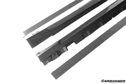 Carbonado 2017-2020 Mercedes Benz S63 AMG W222.2 Sedan MSY Style Side Skirts