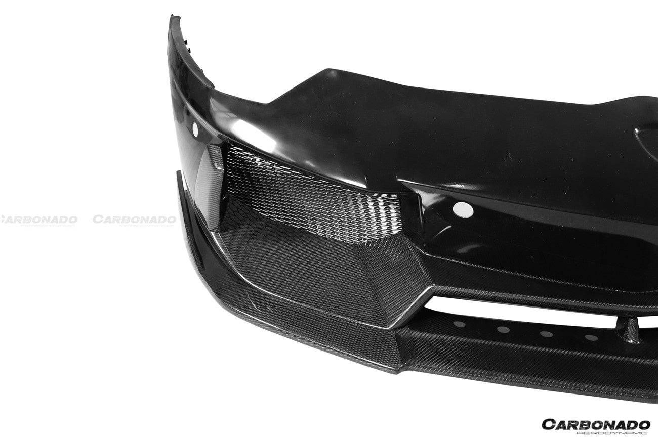 Parachoques delantero estilo DE para Lamborghini Aventador LP700, LP720, LP750, LP740 Coupé Roadster Carbonado 2011-2021