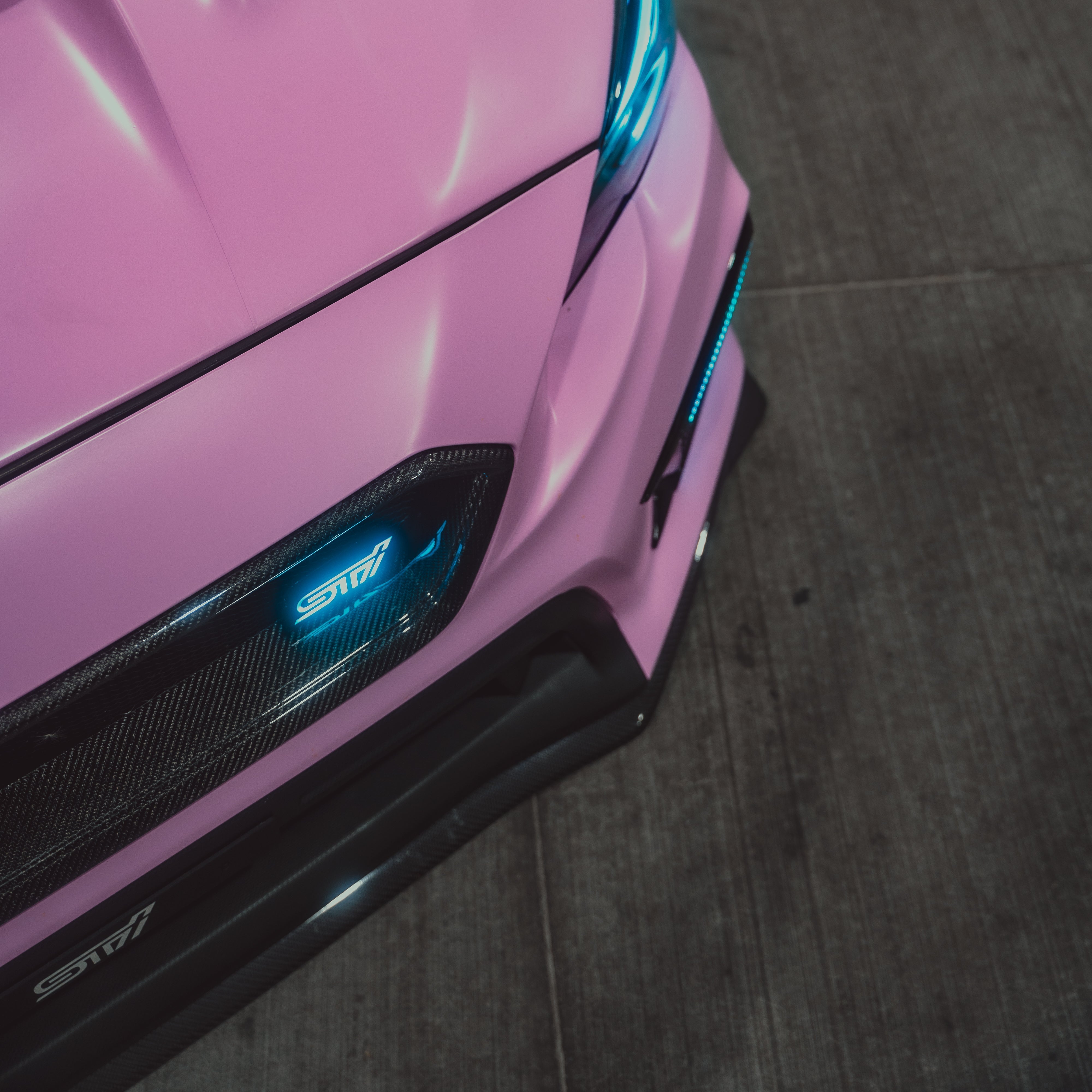 Lit Logos STI Grill Badge | 2000-2021 STI