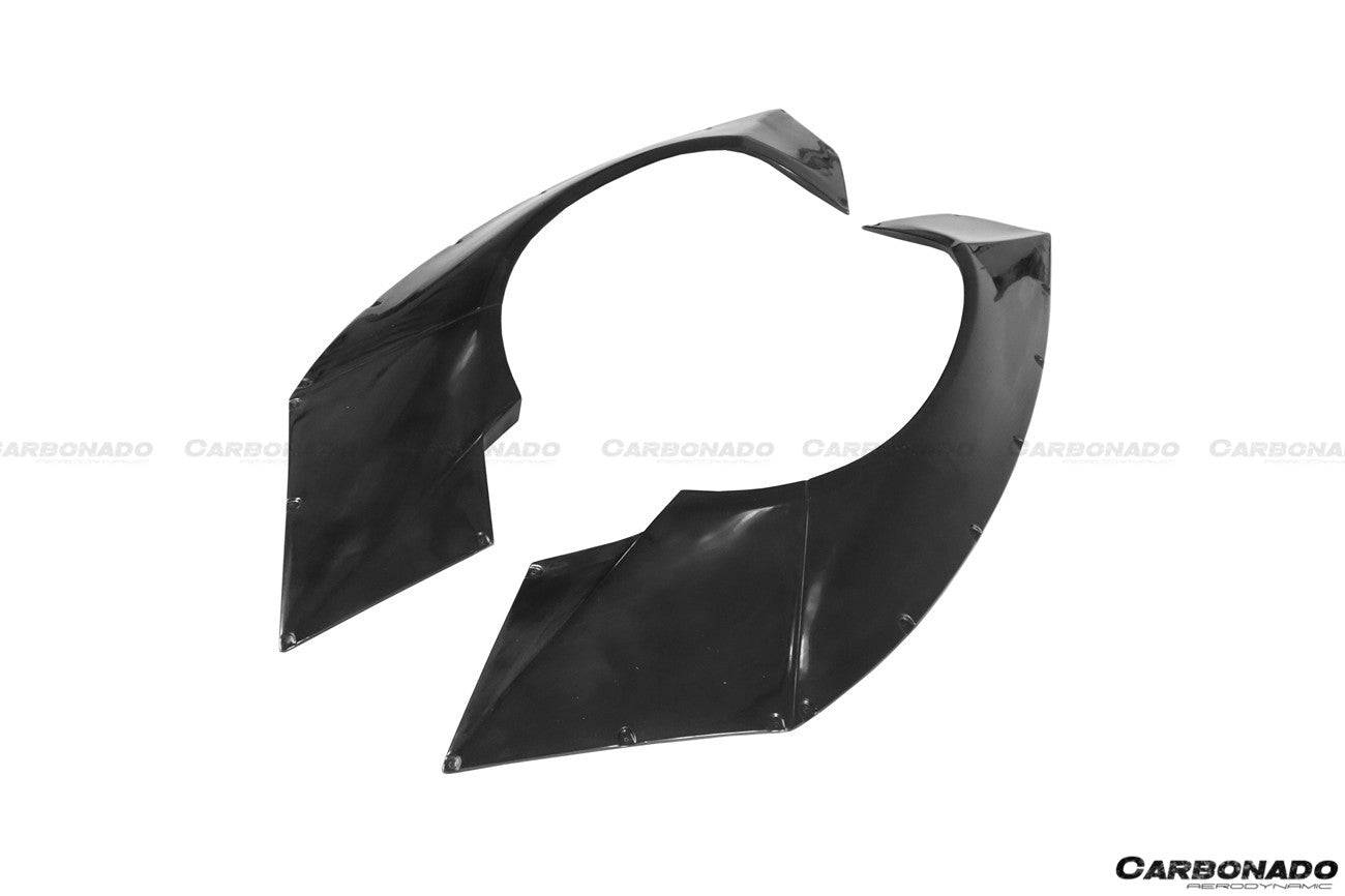 Carbonado 2011-2016 Lamborghini Aventador LP700 Coupe Roadster DE estilo trasero ancho bengalas