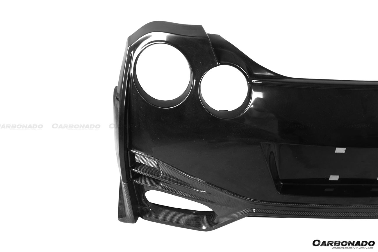 Parachoques trasero estilo NISMO Carbonado 2008-2023 Nissan GTR R35 CBA DBA EBA