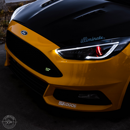 Lit Logos ST Grill Badge | 2013-2018 Focus & Fiesta