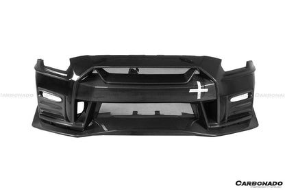 Carbonado 2017-2023 Nissan GTR R35 EBA NISMO Style Front Bumper