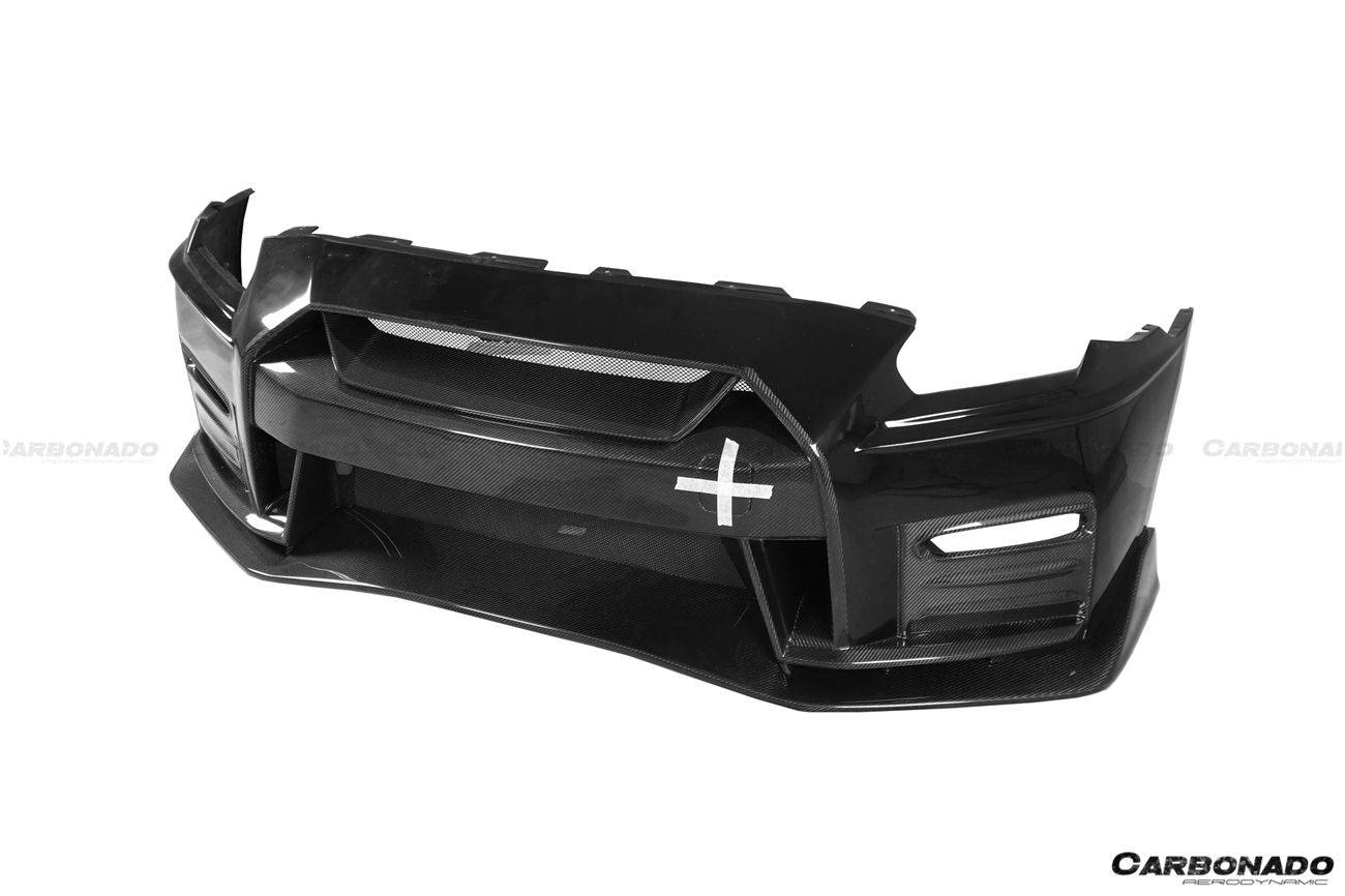 Carbonado 2017-2023 Nissan GTR R35 EBA NISMO Style Front Bumper