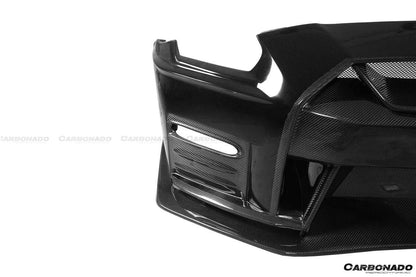 Carbonado 2017-2023 Nissan GTR R35 EBA NISMO Style Front Bumper