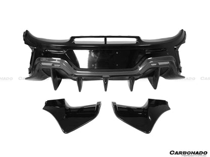 Carbonado 2018-2021 McLaren 600LT OEM Style Rear Bumper