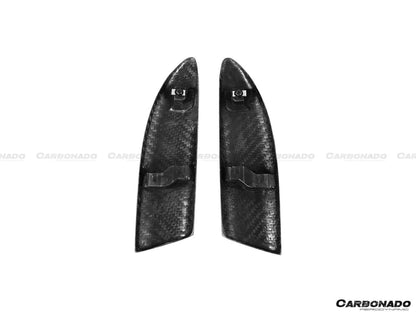 Carbonado 2018-2021 McLaren 600LT OEM Style Carbon Fiber Air Intake Fins