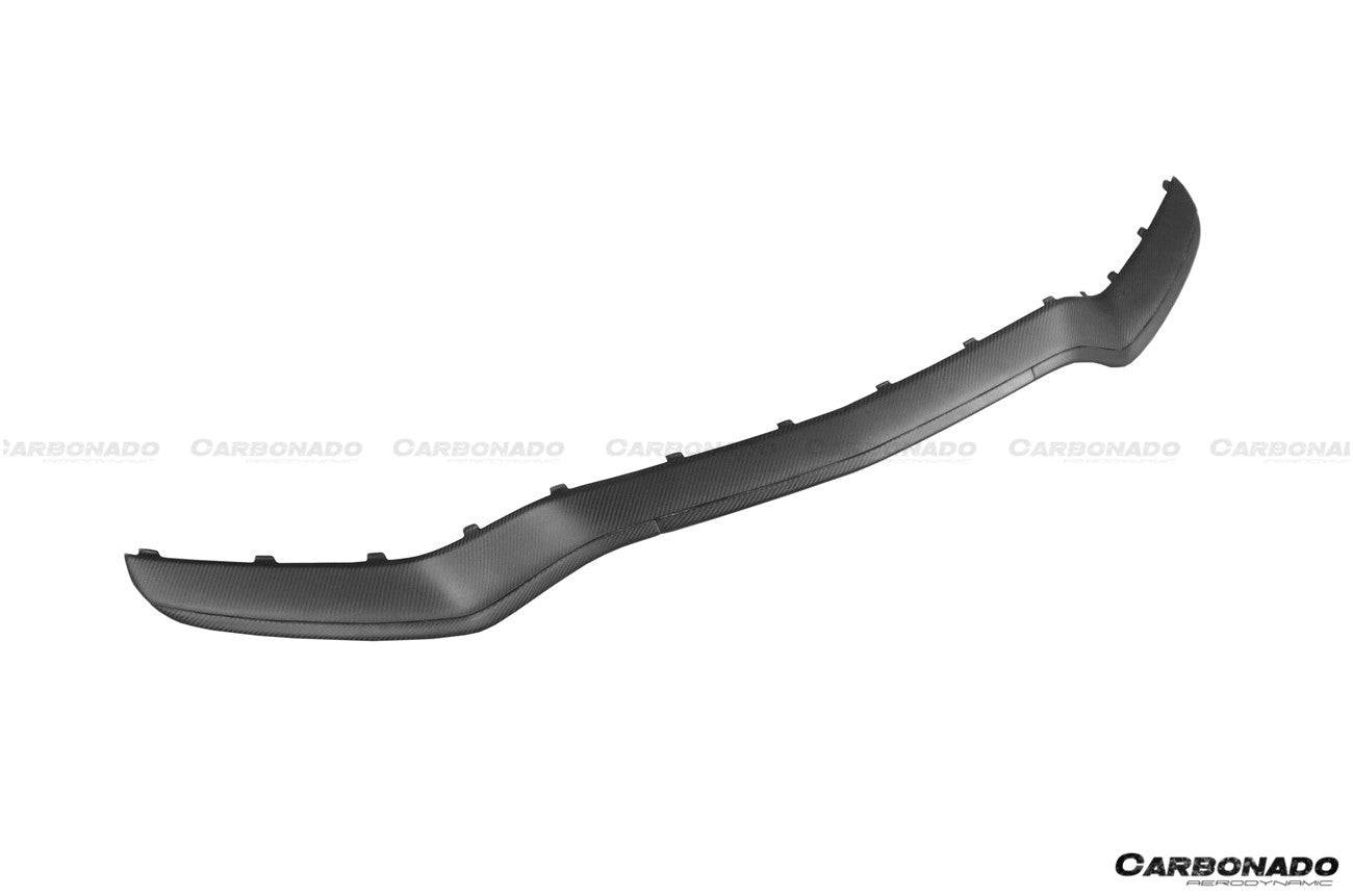 Carbonado 2015-2021 Mercedes Benz W205 C63 S AMG Sedan Coupe Carbon Fiber Front Bumper Accessory Set (4pcs)