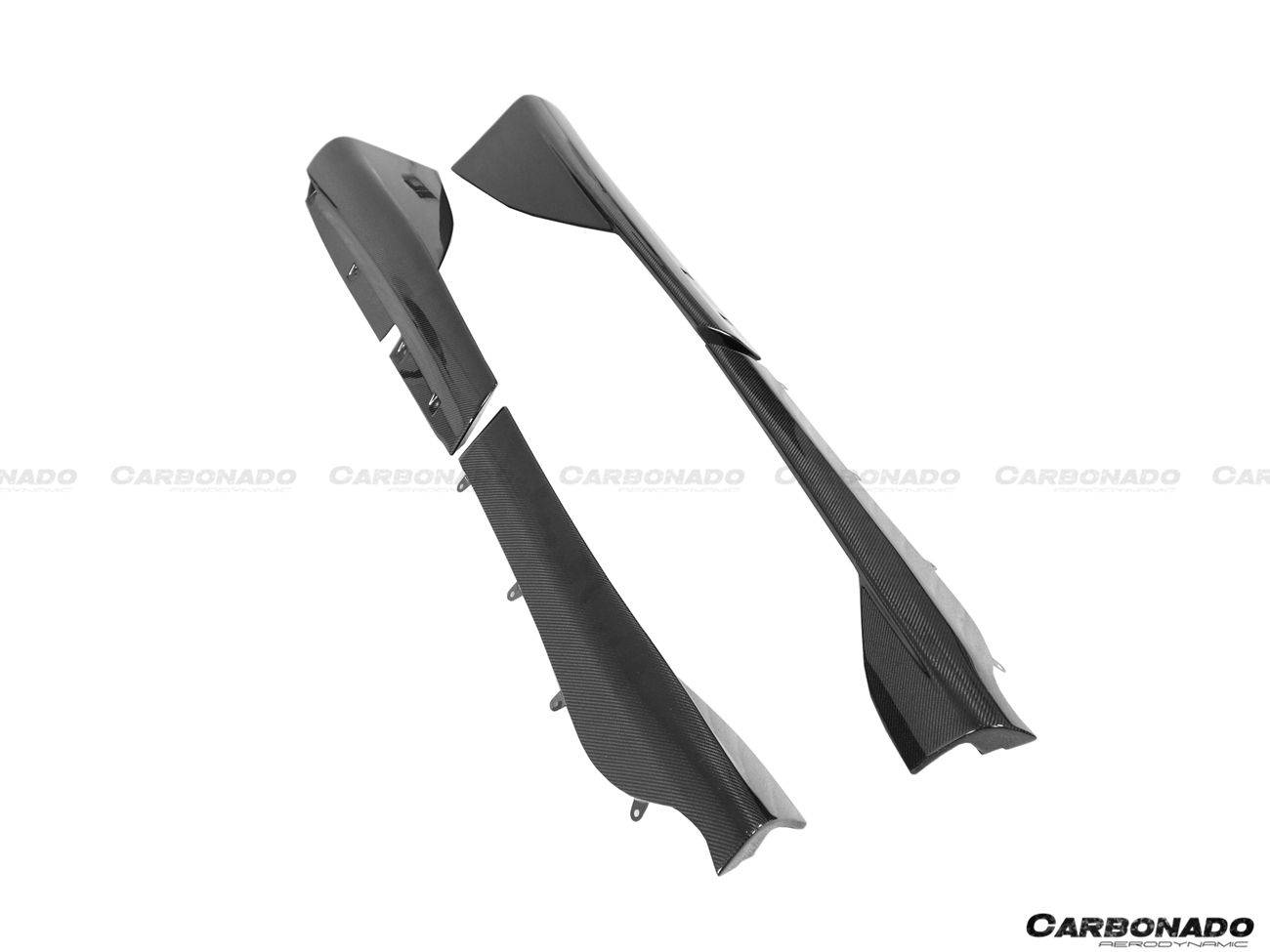 Carbonado 2015-2021 McLaren 540 570S 600LT OEM Style Carbon Fiber Side Skirts Under Board