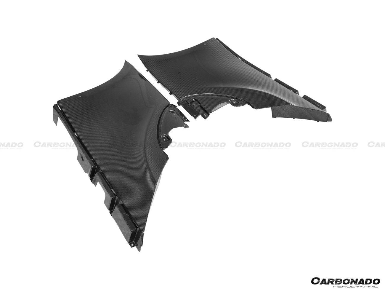 Carbonado 2018-2021 McLaren 570S 600LT OEM Style Carbon Fiber Quarter Panel Rear Side Skirts