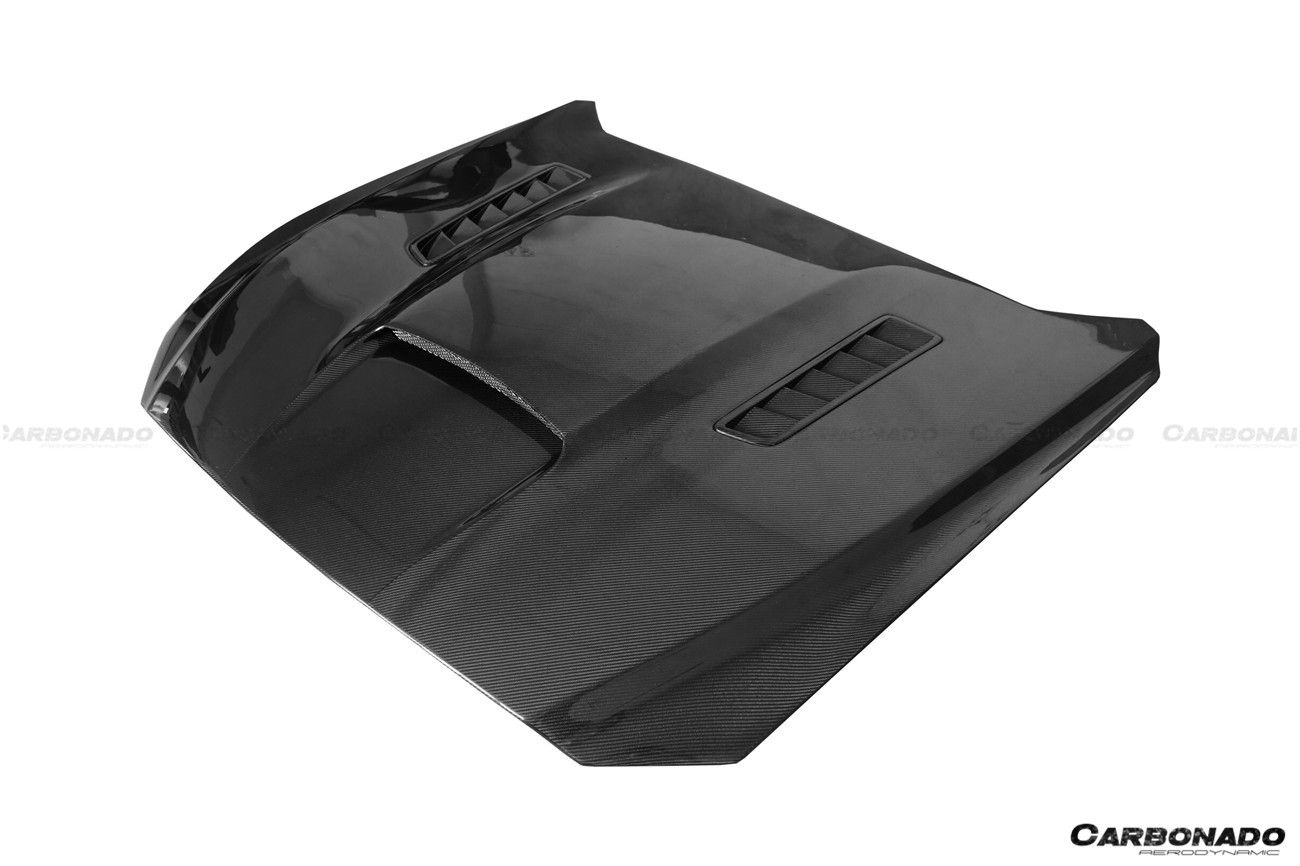Carbonado 2015-2017 Ford Mustang GT & V6 TRU Style Hood