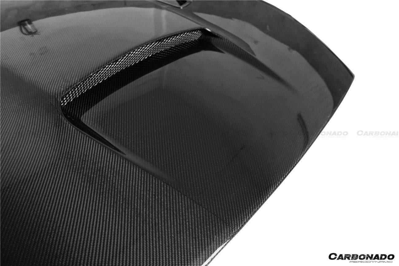 Carbonado 2015-2017 Ford Mustang GT & V6 TRU Style Hood