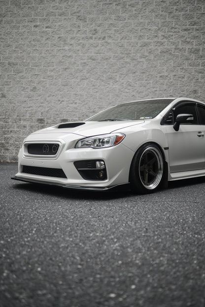 JDMuscle [15-17 WRX/STI] CS Style Front Bumper Grille-Paint Matched/Gloss Black