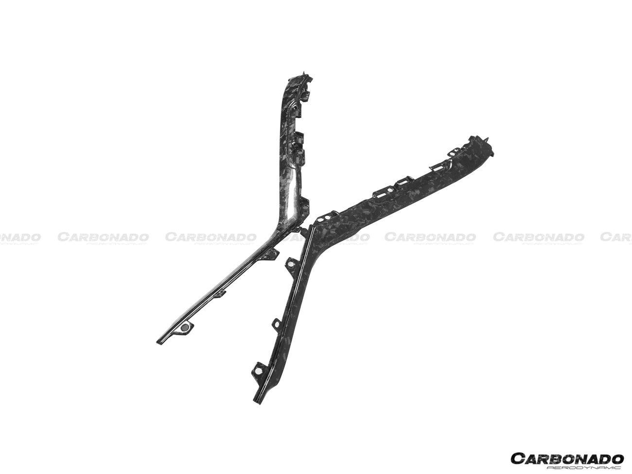 Carbonado 2015-2019 Lamborghini Huracan LP610  LP580  EVO OEM Style Autoclave Carbon Fiber Center Console Border Trim