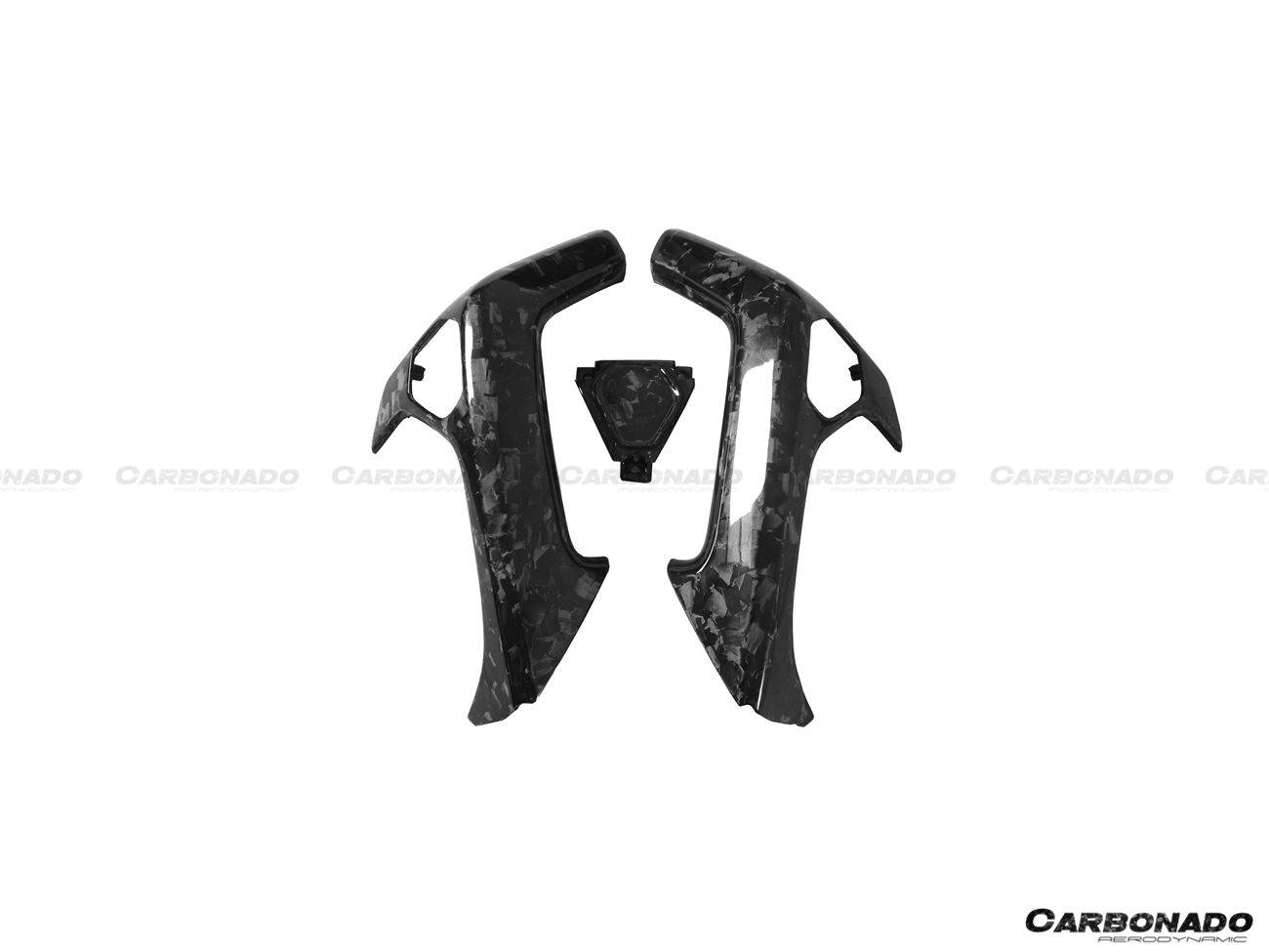 Carbonado 2015-2019 Lamborghini Huracan LP610  LP580  EVO OEM Style Autoclave Carbon Fiber Door Handle