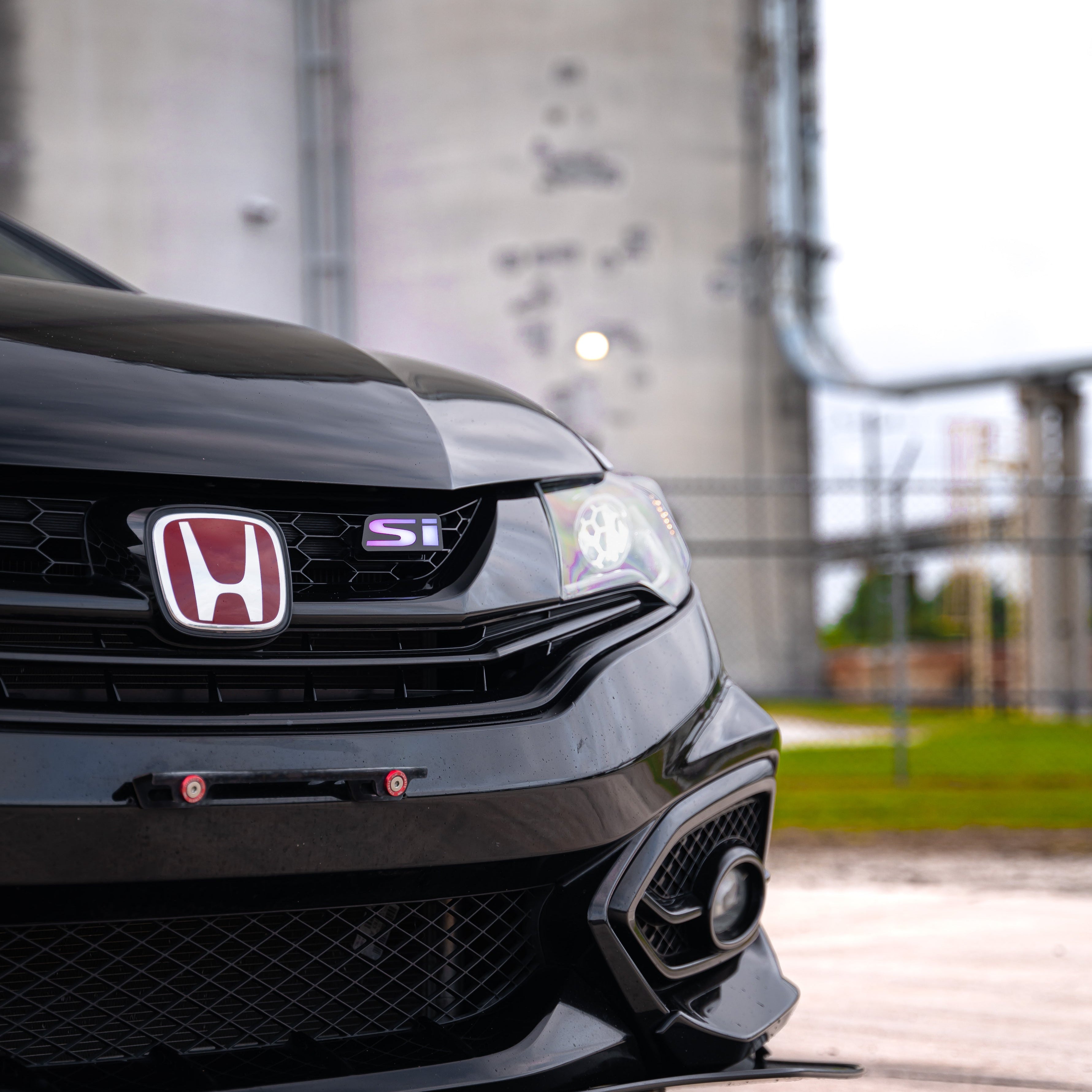 Lit Logos Si Grill Badge | 1999-2023+ Civic