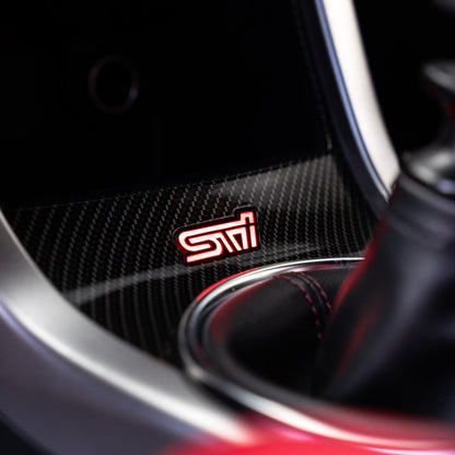 Lit Logos STI Shifter Trim Badge | 2008-2021 STI