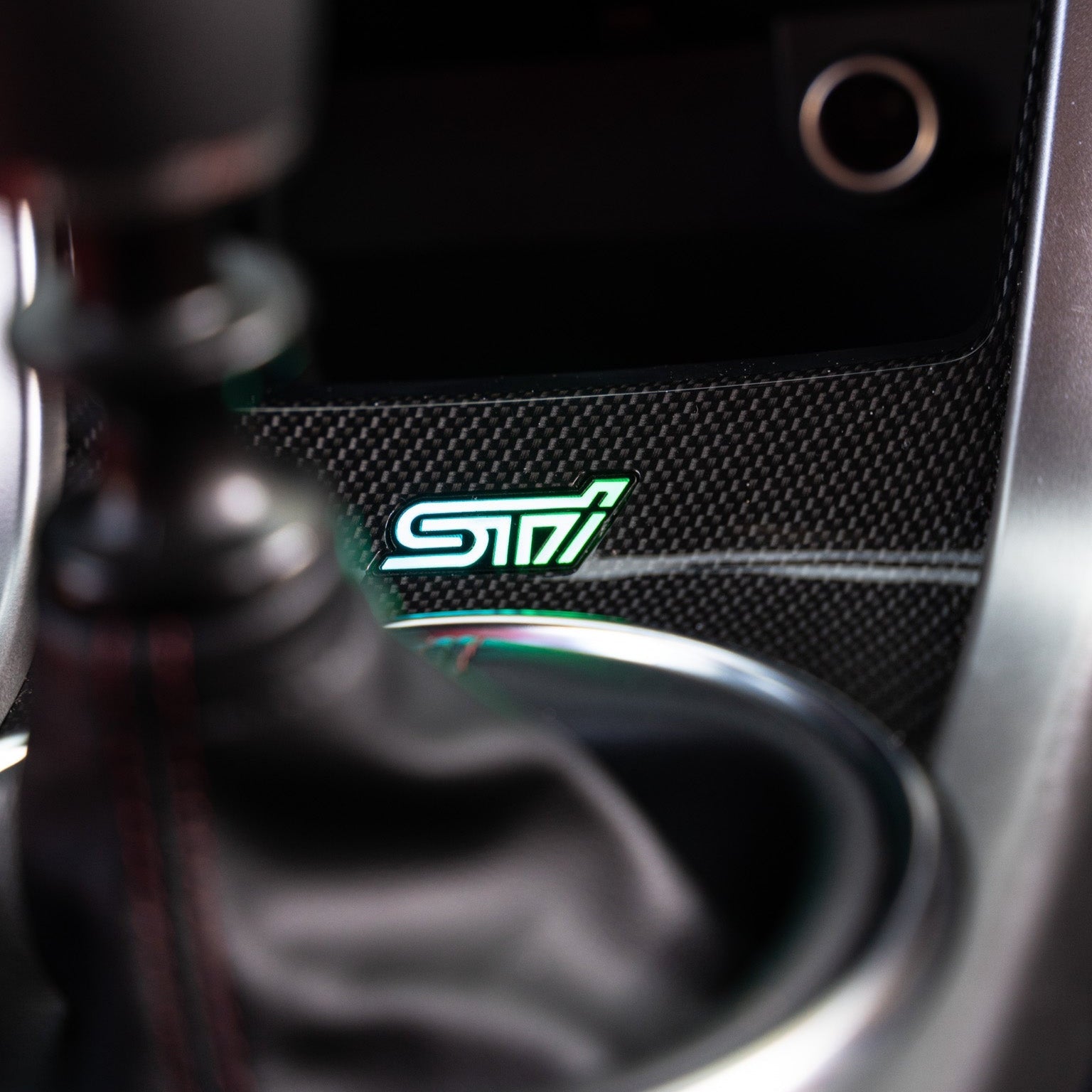 Lit Logos STI Shifter Trim Badge | 2008-2021 STI