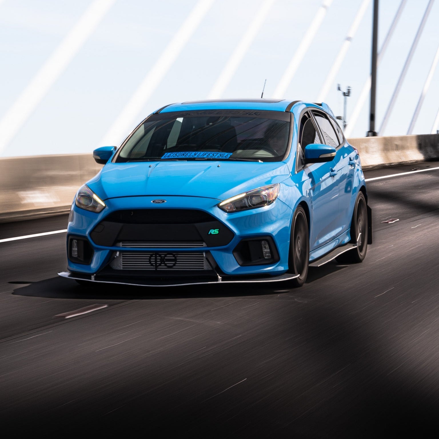 Lit Logos RS Grill Badge | 2015-2018 Focus RS