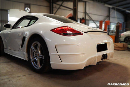Parachoques trasero estilo Porsche Cayman 987 TA2 Carbonado 2009-2012