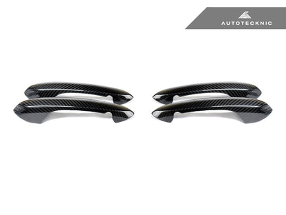 AutoTecknic Dry Carbon Door Handle Trim Set - G22 4-Series