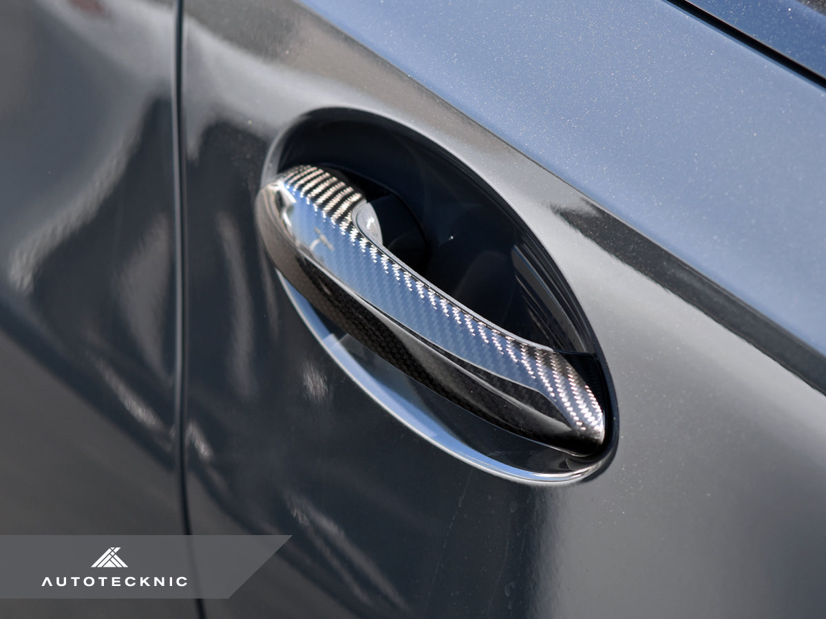 AutoTecknic ドライカーボン Door Handle Trim セット - F40 1-シリーズ | F44 2-シリーズ Gran クーペ
