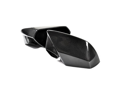 AutoTecknic Replacement Dry Carbon Mirror Covers - Lamborghini Huracan LP610-4 | LP580-2