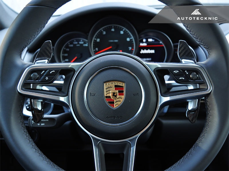 AutoTecknic ドライカーボン コンペティション Shift Paddles - ポルシェ 991.2 Carrera/ ターボ/ GT3 | 991 GT3RS