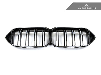 Parrilla delantera AutoTecknic de doble lama en negro brillante - Serie 2 F44 Gran Coupé