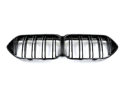 AutoTecknic Dual-Slats Gloss Black Front Grille - F44 2-Series Gran Coupe