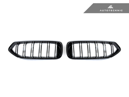 AutoTecknic Dual-Slats Gloss Black Front Grille Set - G29 Z4 - 1